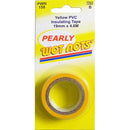 Wot-nots PVC Insulation Tape - Yellow - 19mm x 4.6m - PWN158