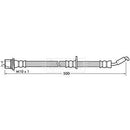 Borg & Beck Brake Hose  - BBH7345 fits Subaru Impreza 2.0 00-
