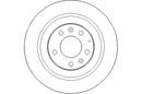 Disctech Brake Disc (Single) - Fits Suzuki - ABD3008 - Rear Axle