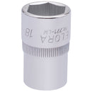 Elora 18mm Hexagon Socket 1/2"Drive - 15307