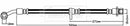 Borg & Beck Brake Hose  - BBH8212 fits Honda Civic VIII(FD,FA) 06-