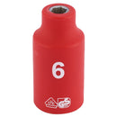 Draper Expert 6MM VDE 3/8" Insul. Socket - 31494