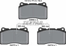 Textar Brake Pad Set - 2427301