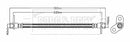 Borg & Beck Brake Hose  - BBH8756 fits ASX (GA),Outlander III (GG,GF,ZJ) 07/12>