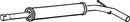 Klarius VW512H - Box With Centre Pipe  - Fits Volkswagen Polo 1.4i