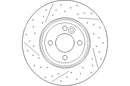 Disctech Brake Disc (Single) - Fits Mini, Subaru - ABD3178 - Front Axle