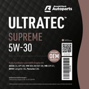 Ultratec Supreme 5W30 - 199 Litre Barrel Engine Oil