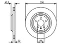 Bosch Brake Disc Pair Part No - 0986479457
