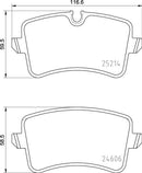 Mintex Brake Pad Set fits -Audi Porsche MDB3189 (also fits other vehicles)