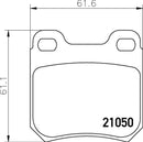 Mintex Brake Pad Set fits -Opel Saab Vauxhall MDB1651 (also fits other vehicles)