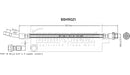 Borg & Beck Brake Hose - BBH9021