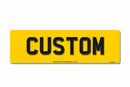 4D Rear Aluminium Number Plate 508 X 152|Oversized