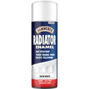 Hammerite Radiator Aerosol Paint - Satin White - 400ml - 5092847