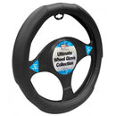 Streetwize Steering Wheel Cover - Added Grip - Black/Black - SWWG11