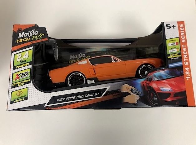Ford Mustang GT67 Remote Control Car 1:24 Orange