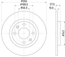 Mintex Brake Discs fits -Citroën Peugeot S262:5 MDC338 (also fits other vehicles)