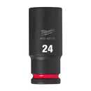Milwaukee Hex socket ShW 1/2 deep 24mm-1pc - 4932480342