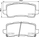 Mintex Brake Pad Set fits - MDB3843 (also fits other vehicles)