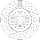 Borg & Beck Brake Disc - BBD7009S