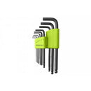 Carlyle Hand Tools 9 PC LONG MAG HEX BALL KEY METRIC 1.5MM TO 10MM - CHKLMMS9