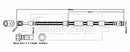 Borg & Beck Brake Hose  - BBH8836 fits Ford Focus IV Tournier/Saloon 2017-