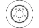 Disctech Brake Disc (Single) - Fits Bmw - ABD2111 - Rear Axle
