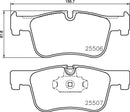 Mintex Brake Pad Set fits -BMW MDB3216 (also fits other vehicles)