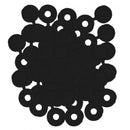 Wot-nots Number Plate Plastic Caps -  Black - PWN1061