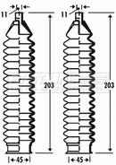 First Line Steering Gaiter Kit  - FSG3287 fits Chevrolet Kalos