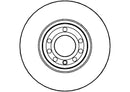 Disctech Brake Disc (Single) - Fits Austin-healey, Cadillac - ABD2104 - Front Axle