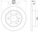 Mintex Brake Discs fits -MercedesBenz V296:5 MDC2850C (also fits other vehicles)