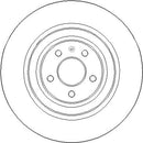 Disctech Brake Disc (Single) - Fits Audi, Bmw - ABD3373 - Rear Axle