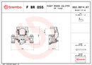 Brembo F BR 055 LCV brake calipers for commercial vehicles - FBR055