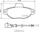 Mintex Brake Pad Set fits -Fiat Ford MDB3317 (also fits other vehicles)