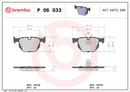 Brembo Brake Pad Set - P06033