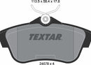 Textar Brake Pad Set - 2457803