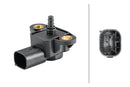 HELLA 6PP 358 152-291 Sensor, boost pressure - 3-pin connector - Bolted