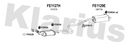Klarius FE1127H - Box With Centre Pipe  - Fits Ford Fiesta 1.6 Ti