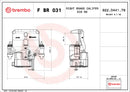 Brembo F BR 031 LCV brake calipers for commercial vehicles - FBR031