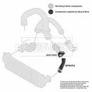 Borg & Beck Turbo Hose  - BTH1174 fits VAG Transporter 2.0D 03-