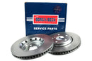 Borg & Beck Brake Disc (Pair)  - BBD6315