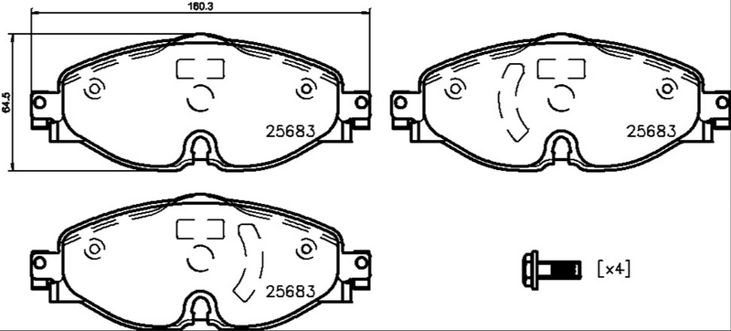 Brembo Brake Pad Set - P85147