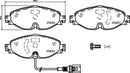 Mintex Brake Pad Set fits -Audi Skoda VW MDB3827 (also fits other vehicles)