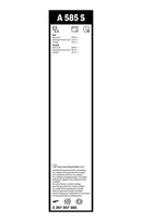 Bosch Aerotwin Front Wiper Blade Set - 680/625mm - A585S