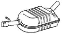 Klarius AU633E - Box With Centre Pipe  - Fits Audi Q3 (8UB, 8UG)1.4 TSI