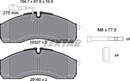 Textar Brake Pad Set - 2932701