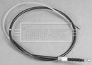 Borg & Beck Brake Cable LH & RH - BKB3824 fits VAG A1,Ibiza,Polo 09-