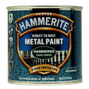 Hammerite Direct To Rust Metal Paint - Hammered Dark Green - 250ml - 5084831