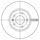 Borg & Beck Brake Disc Single  - BBD6193S fits Insignia (Z18) 16 03/17-