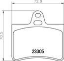 Padtech Brake Pad Set - PAD2190